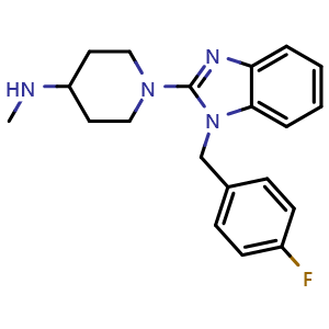 1-(1-(4-Fluorobenzyl)-1H-benzo[d]imidazol-2-yl)-N-methylpiperidin-4-amine