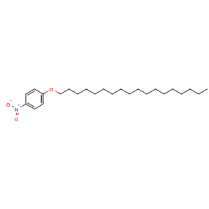 Chemical structure of 1-nitro-4-(octadecyloxy)benzene , CAS 123974-61-8, AChemBlock AD257208