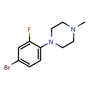 1-(4-Bromo-2-fluorophenyl)-4-methylpiperazine
