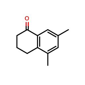 Chemical structure of 5,7-Dimethyl-1-tetralone , CAS 13621-25-5, AChemBlock AD257283