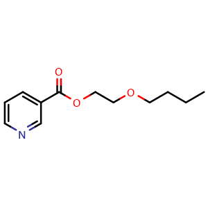 Chemical structure of Nicoboxil , CAS 13912-80-6, AChemBlock AD257297
