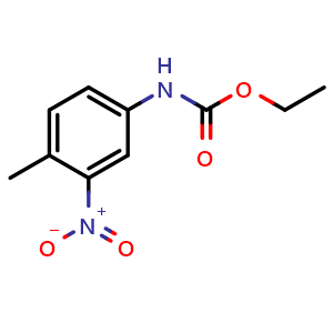 Chemical structure of N-Ethoxycarbonyl-3-nitro-p-toluidine , CAS 16648-53-6, AChemBlock AD257375