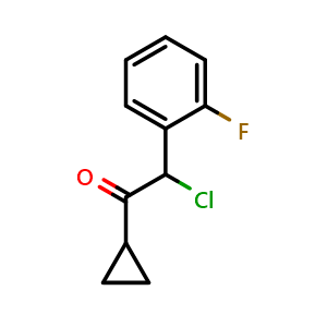 2-Chloro-1-cyclopropyl-2-(2-fluorophenyl)ethanone