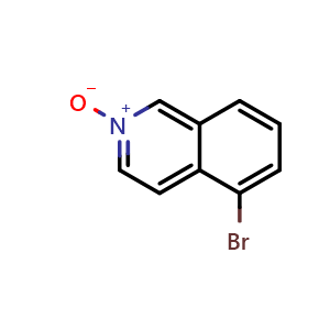 Chemical structure of 5-Bromo-2-isoquinolin-2-one , CAS 223671-17-8, AChemBlock AD257519