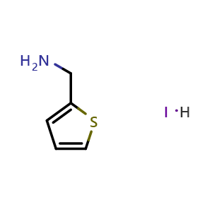 Chemical structure of 2-ThiophenemethylammoniumIodide , CAS 2247100-32-7, AChemBlock AD257521
