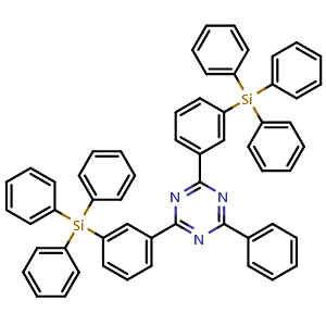 2-Phenyl-4,6-bis(3-(triphenylsilyl)phenyl)-1,3,5-triazine