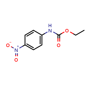 Chemical structure of Ethyl 4-nitrophenylcarbamate , CAS 2621-73-0, AChemBlock AD257587