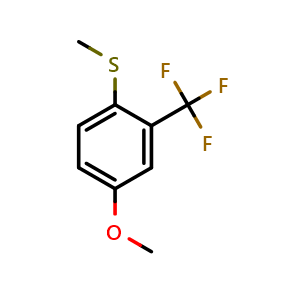 (4-Methoxy-2-(trifluoromethyl)phenyl)(methyl)sulfane