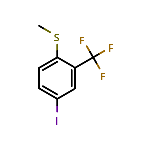 (4-Iodo-2-(trifluoromethyl)phenyl)(methyl)sulfane