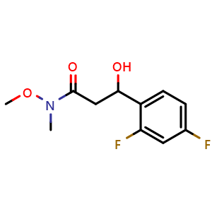 3-(2,4-Difluorophenyl)-3-hydroxy-N-methoxy-N-methylpropanamide