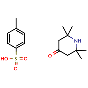 Chemical structure of 2,2,6,6-Tetramethylpiperidone-4-toluenesulfonate , CAS 29334-13-2, AChemBlock AD257747