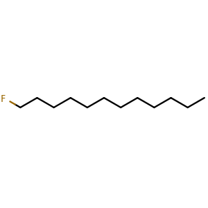 Chemical structure of 1-Fluorododecane , CAS 334-68-9, AChemBlock AD257781