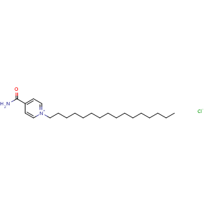 Chemical structure of 4-Carbamoyl-1-n-hexadecylpyridinium chloride , CAS 377085-58-0, AChemBlock AD257819