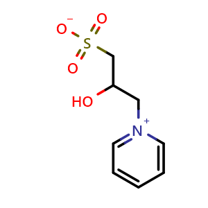 Chemical structure of 1-(2-Hydroxy-3-sulfopropyl)-pyridinium betane , CAS 3918-73-8, AChemBlock AD257827