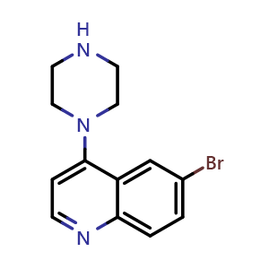 6-Bromo-4-(piperazin-1-yl)quinoline