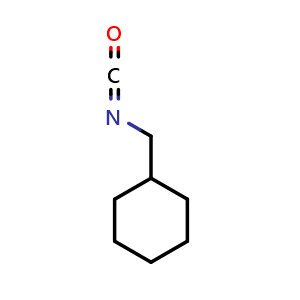 Chemical structure of Cyclohexanemethyl isocyanate , CAS 51163-24-7, AChemBlock AD257902