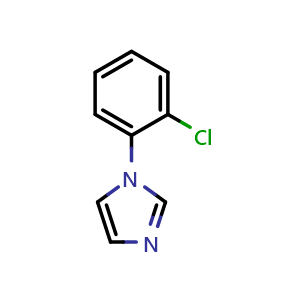 Chemical structure of 1-(2-Chlorophenyl)-1H-imidazole , CAS 51581-50-1, AChemBlock AD257908