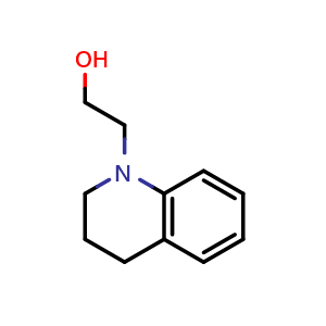 Chemical structure of 2-(3,4-Dihydroquinolin-1(2H)-yl)ethanol , CAS 52704-48-0, AChemBlock AD257916