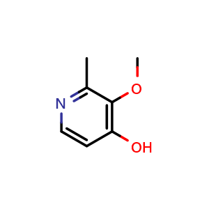 Chemical structure of 3-Methoxy-2-methyl-4-pyridinol , CAS 53603-11-5, AChemBlock AD257923