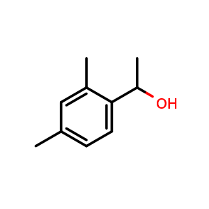 Chemical structure of 1-(2,4-dimethylphenyl)ethanol , CAS 5379-19-1, AChemBlock AD257926