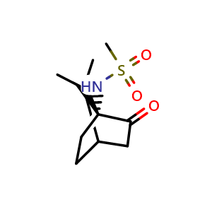 Chemical structure of (1R)-10-Camphorsulfonamide , CAS 72597-34-3, AChemBlock AD258073