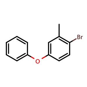 Chemical structure of 1-Bromo-1-methoxy-4-phenoxybenzene , CAS 77317-53-4, AChemBlock AD258108