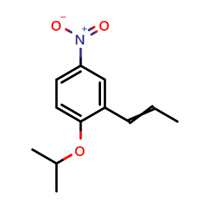 1-(1-Methylethoxy)-4-nitro-2-(1-propen-1-yl)benzene