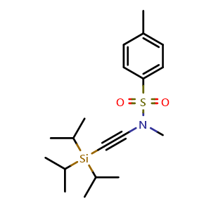 N,4-Dimethyl-N-[(triisopropylsilyl)ethynyl]benzenesulfonamide