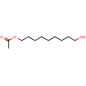 Chemical structure of 9-Hydroxynonyl acetate , CAS 103109-24-6, AChemBlock AD258272
