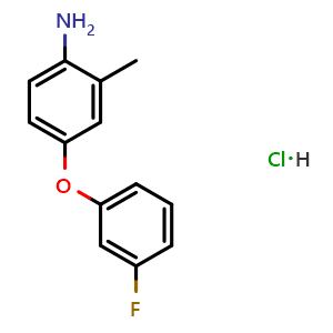 4-(3-Fluorophenoxy)-2-methylaniline hydrochloride