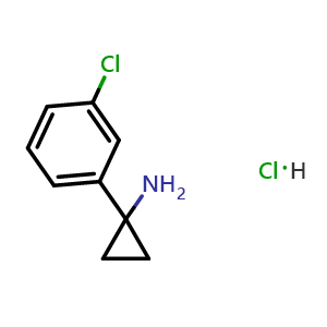 1-(3-Chlorophenyl)cyclopropan-1-amine hydrochloride