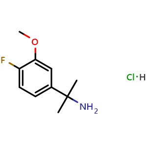 2-(4-Fluoro-3-methoxyphenyl)propan-2-amine hydrochloride