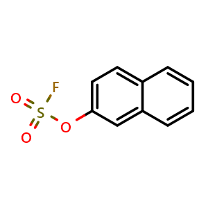 Chemical structure of Naphthalen-2-yl sulfofluoridate , CAS 141694-39-5, AChemBlock AD258608