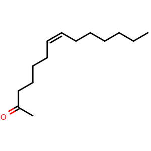 Chemical structure of (Z)-7-Tetradecen-2-one , CAS 146955-45-5, AChemBlock AD258641