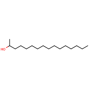 Chemical structure of 2-Hexadecanol , CAS 14852-31-4, AChemBlock AD258649