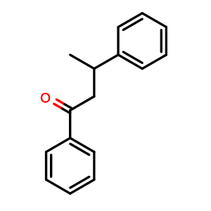Chemical structure of 1,3-Diphenylbutan-1-one , CAS 1533-20-6, AChemBlock AD258678