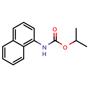 Chemical structure of Isopropyl naphthalen-1-ylcarbamate , CAS 16827-25-1, AChemBlock AD258738