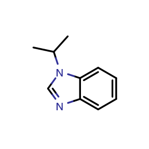 Chemical structure of 1-isopropyl-1H-benzididazole , CAS 17583-50-5, AChemBlock AD258765