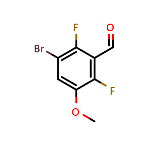3-Bromo-2,6-difluoro-5-methoxybenzaldehyde