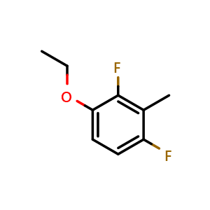 Chemical structure of 1-Ethoxy-2,4-difluoro-3-methylbenzene , CAS 1806313-34-7, AChemBlock AD258812