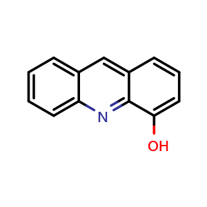 Chemical structure of Acridin-4-ol , CAS 18123-20-1, AChemBlock AD258820