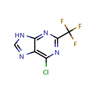 6-chloro-2-(trifluoromethyl)-9H-purine