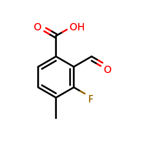 3-Fluoro-2-formyl-4-methylbenzoic acid