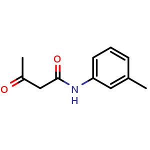 Chemical structure of 3-oxo-N-(m-tolyl)butanamide , CAS 25233-46-9, AChemBlock AD259076