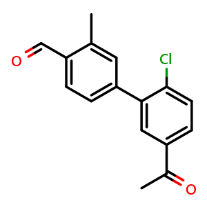 5'-Acetyl-2'-chloro-3-methyl-[1,1'-biphenyl]-4-carbaldehyde