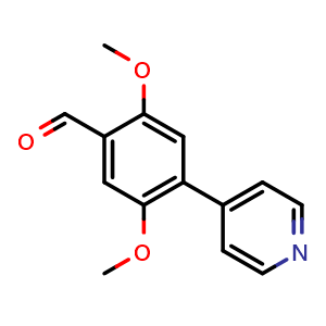 2,5-Dimethoxy-4-(pyridin-4-yl)benzaldehyde