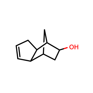 Chemical structure of 3a,4,5,6,7,7a-hexahydro-4,7-methano-1H-inden-6-ol , CAS 3385-61-3, AChemBlock AD259299
