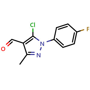 5-Chloro-1-(4-fluorophenyl)-3-methyl-1H-pyrazole-4-carbaldehyde