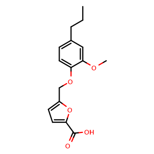 5-(2-Methoxy-4-propylphenoxymethyl)furan-2-carboxylic acid