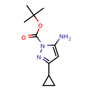 tert-Butyl 5-amino-3-cyclopropyl-1H-pyrazole-1-carboxylate